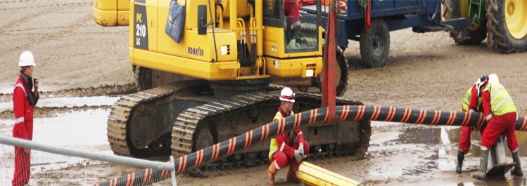 Men Laying Pipe| Health and Safety | North Wales